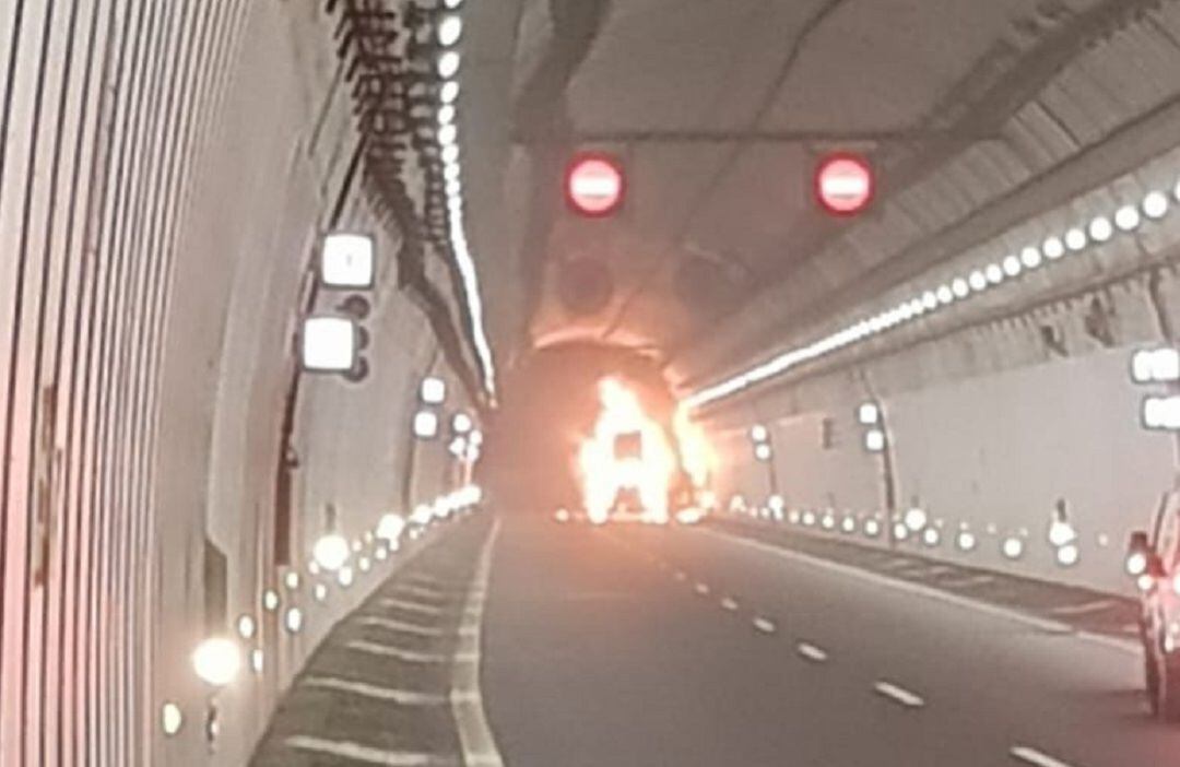 El túnel quedaba dañado por un incendio el pasado 25 de enero