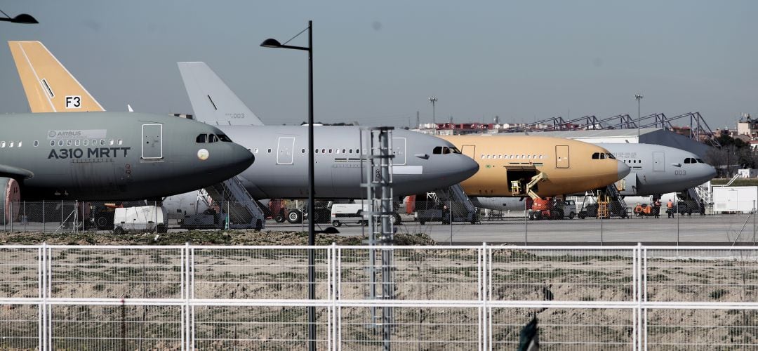 Airbus reduce al mínimo su actividad tras el decreto del Gobierno 
 