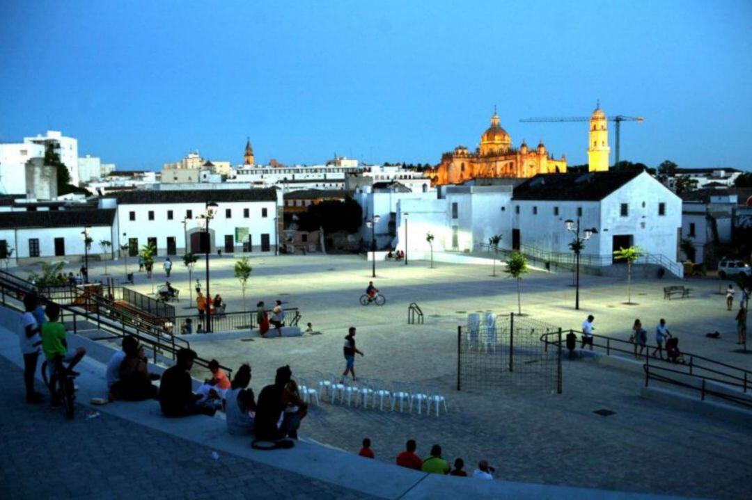 La remodelada plaza Belén