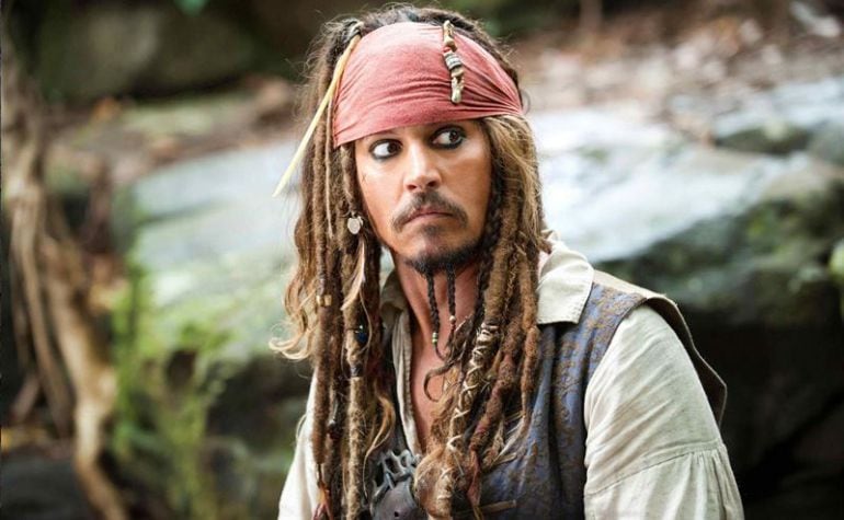 Fotograma de Johnny Depp como Jack Sparrow en &#039;Piratas del Caribe&#039;.