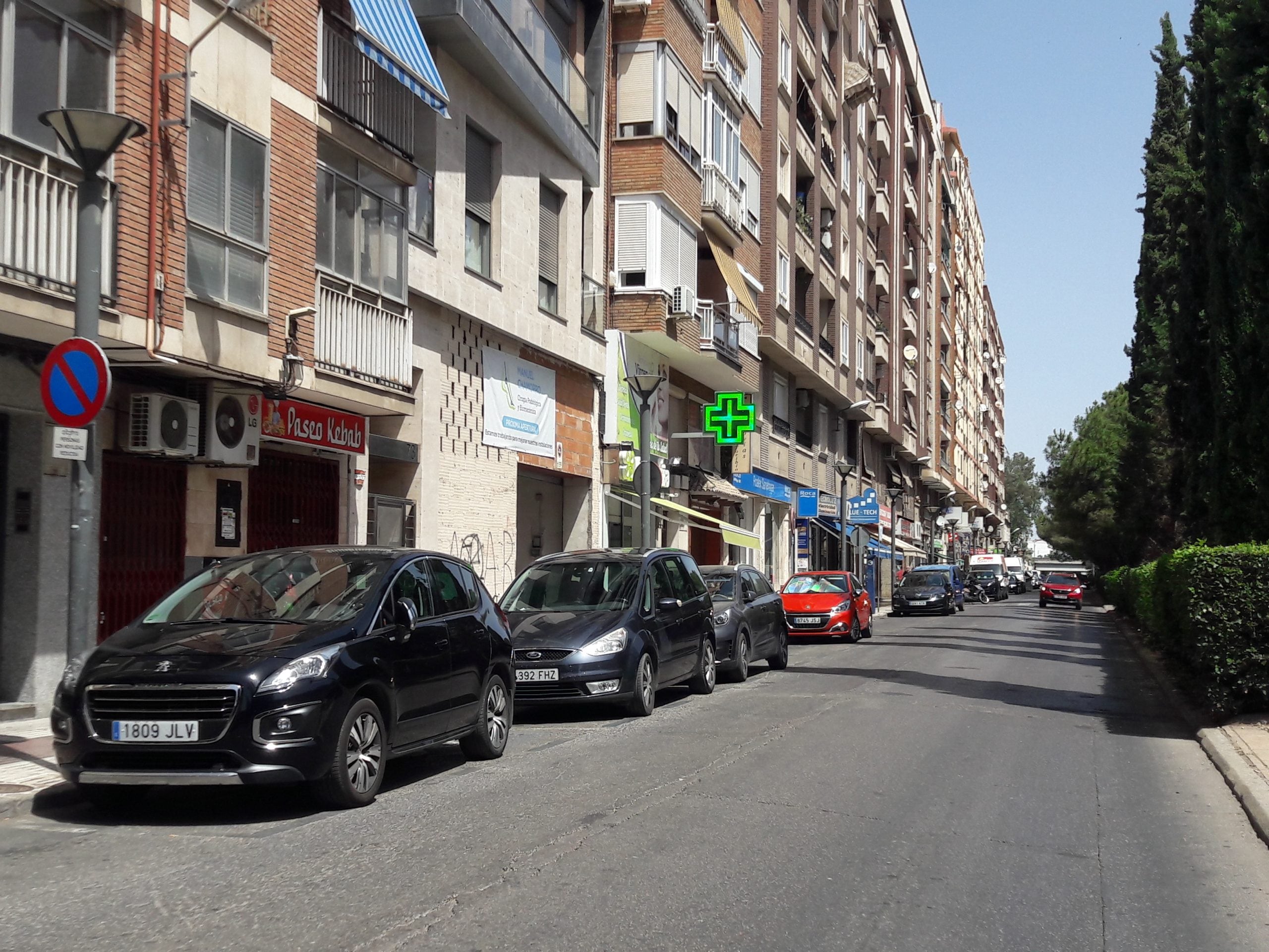 Imagen de una de las calles afectadas por las obras