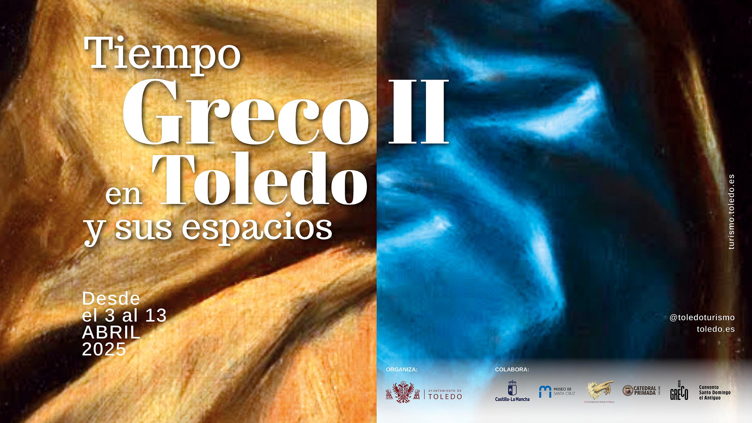 Imagen del cartel anunciador de la segunda edición de 'Tiempo Greco en Toledo y sus espacios'