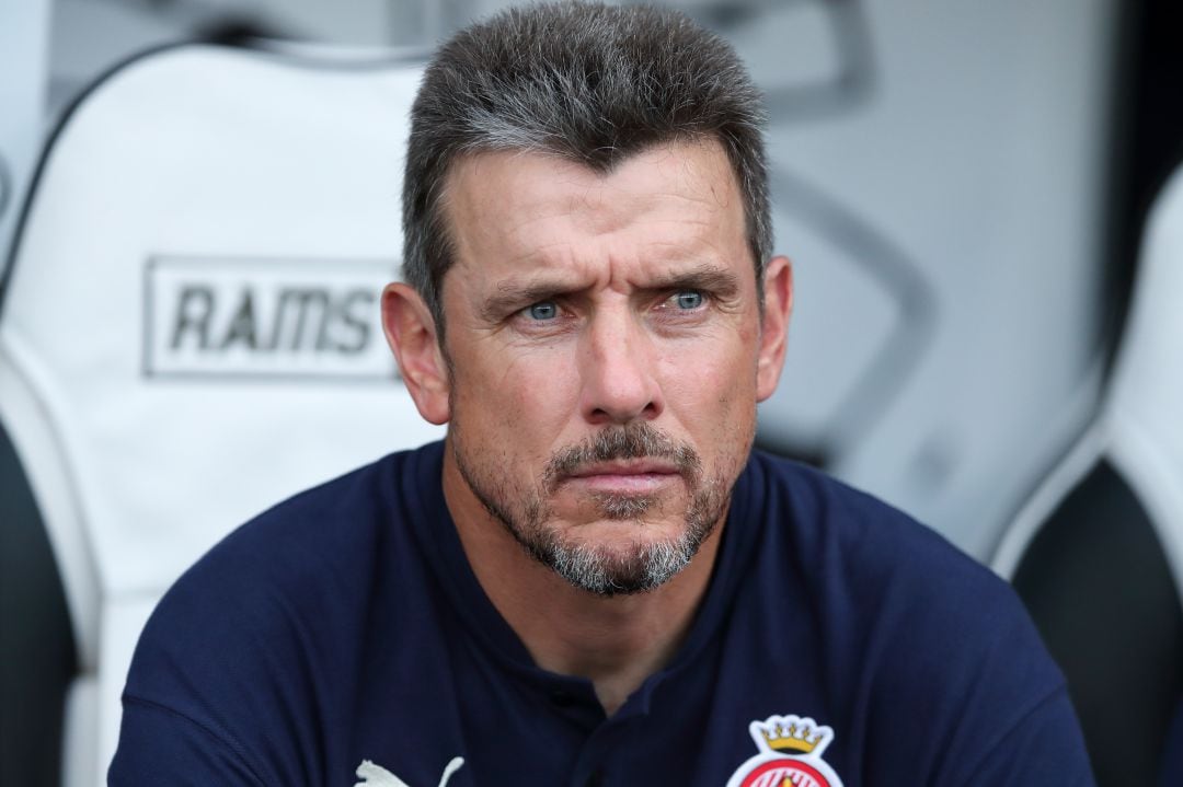 Juan Carlos Unzué, en su época como entrenador del Girona, en 2019.