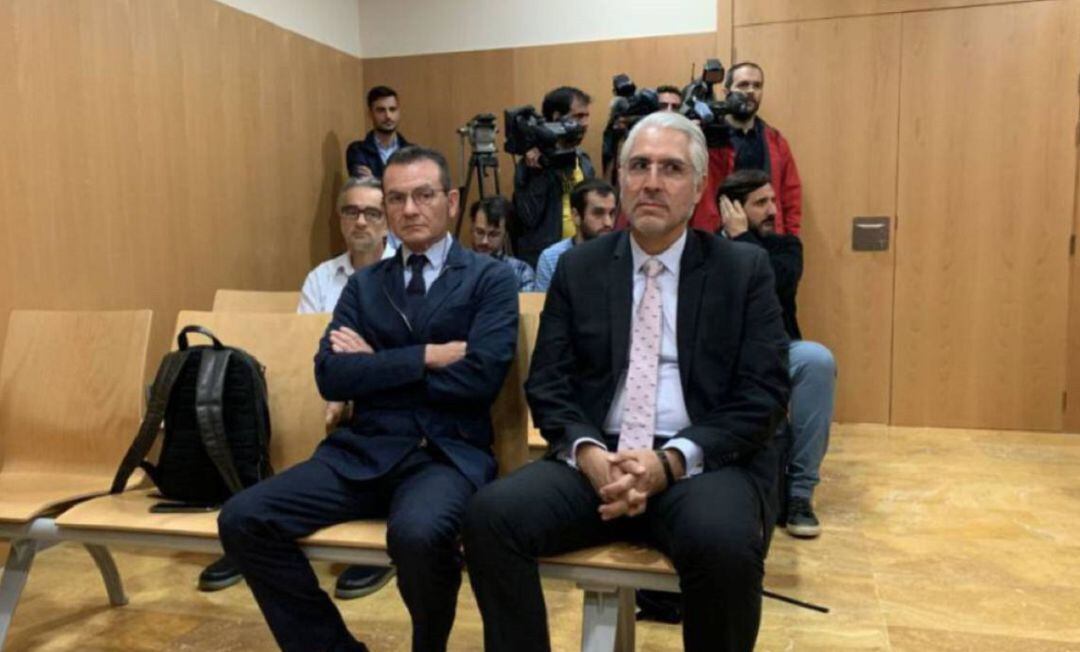 Mauricio García de la Vega en el juicio contra el Real Murcia