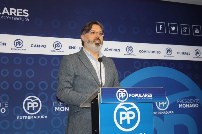 Fernando Pizarro, portavoz regional del PP