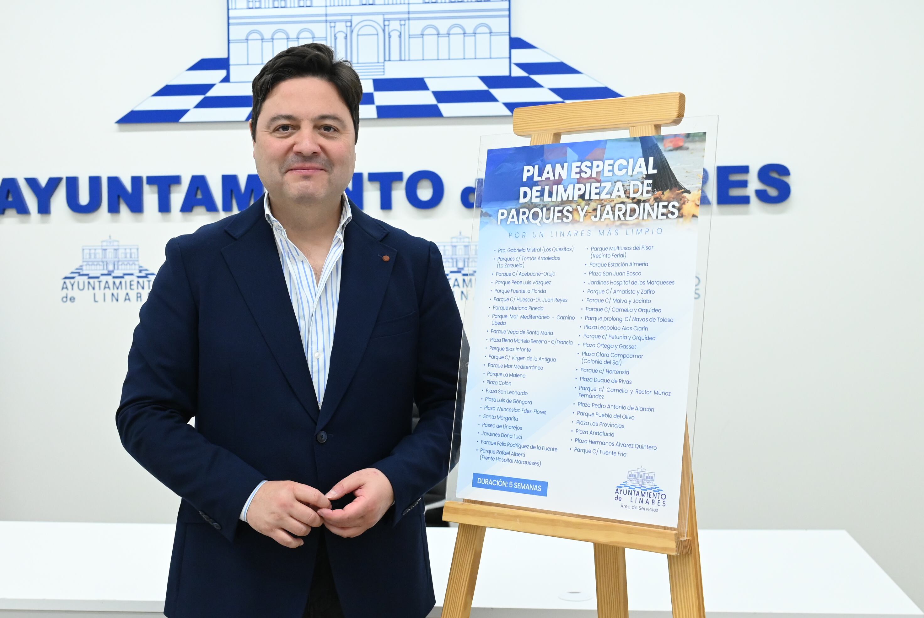 José Luis Roldán, concejal de Servicios en el Ayuntamiento de Linares.