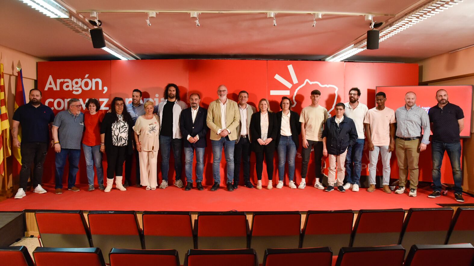 Presentación de la candidatura del PSOE en Monzón