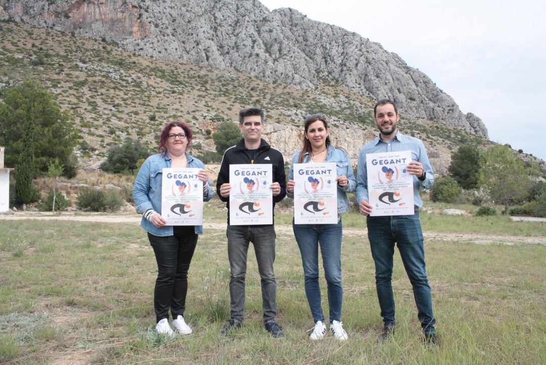 Presentación de la V edición del Festival Gegant, a celebrar en la sierra de Segària, en Ondara.