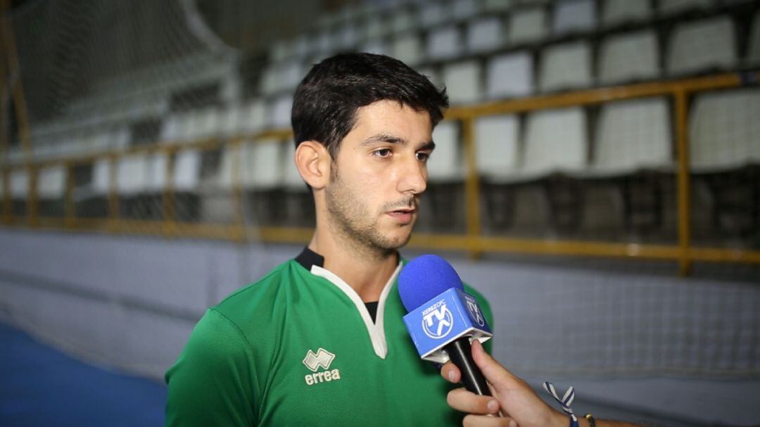Antoñito, jugador del Xerez Toyota Nimauto