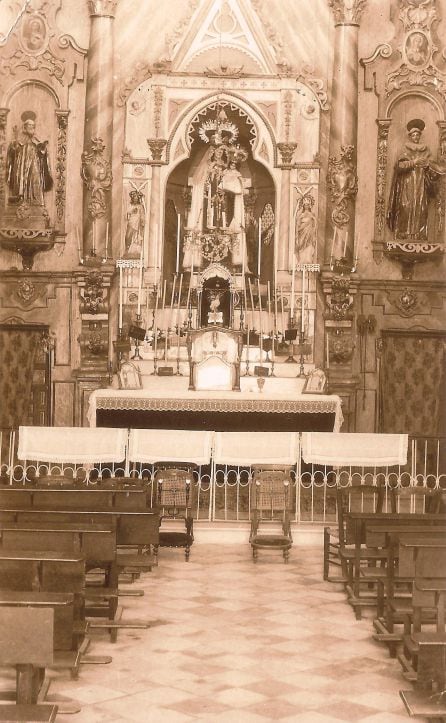 Interior de la capilla de la Caridad