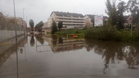 El Camí del Llavador cortado al tráfico rodado.