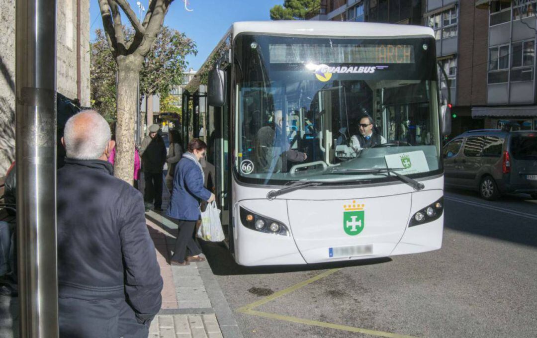 Autobús del Plan Astra de Marchamalo