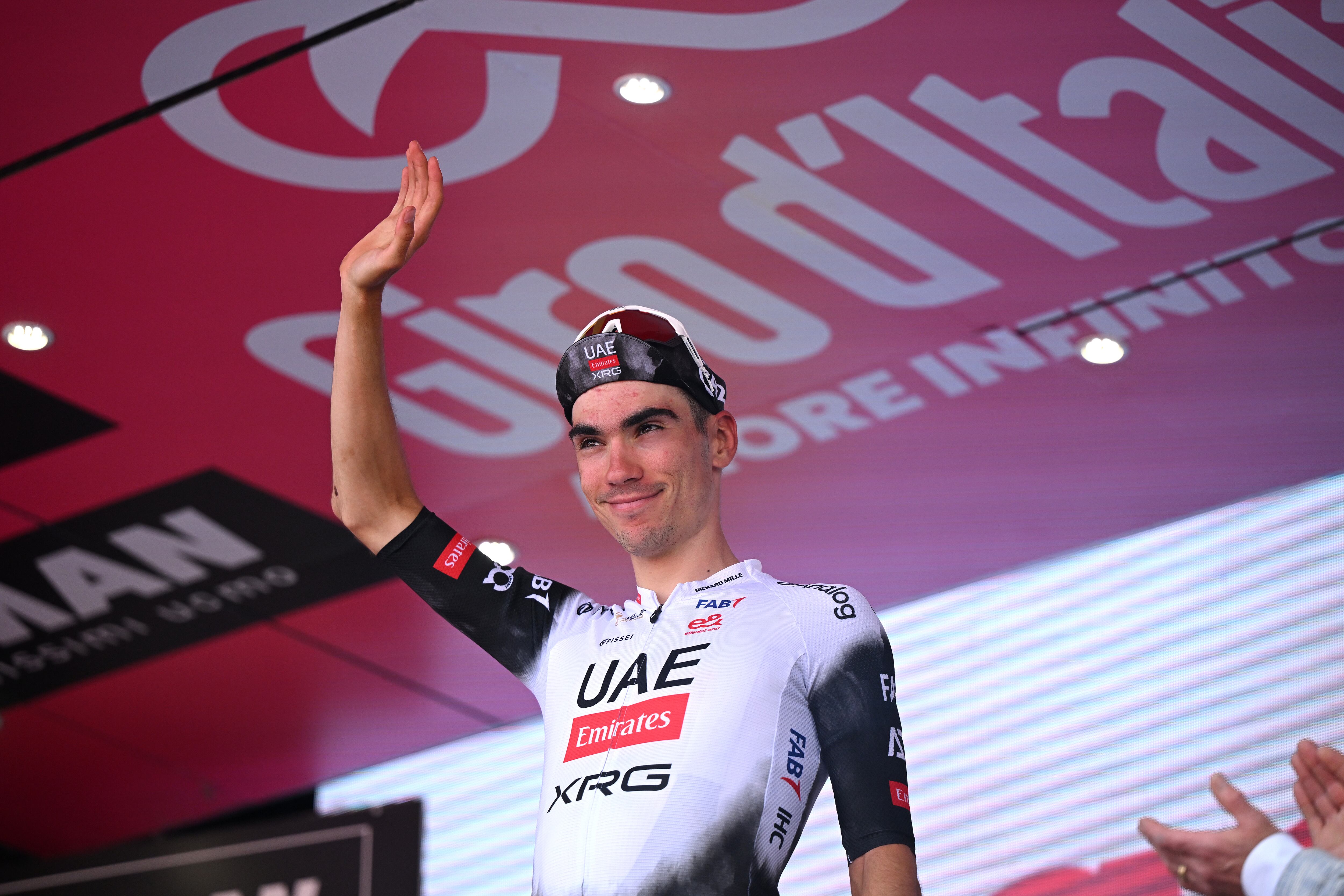 Juan Ayuso  durante una etapa del Giro de Italia(Photo by Dario Belingheri/Getty Images)