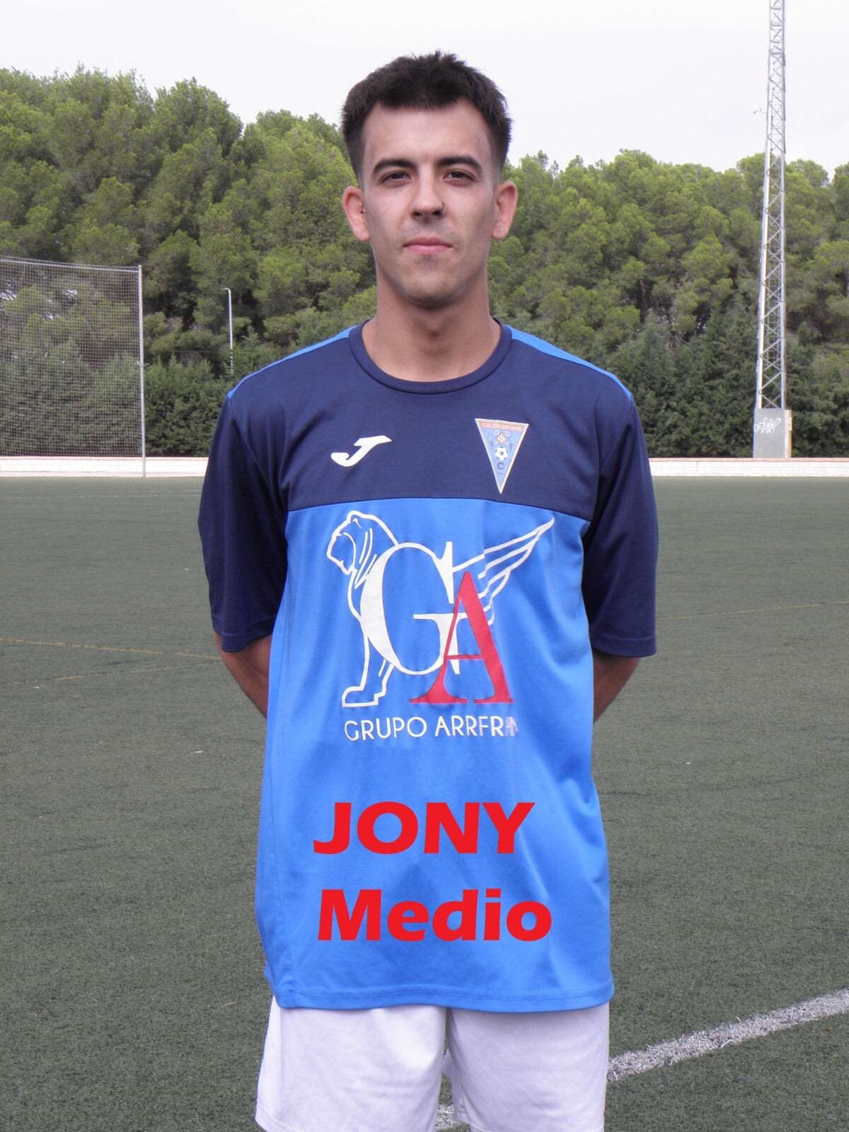 Jony, jugador del CD Caudetano