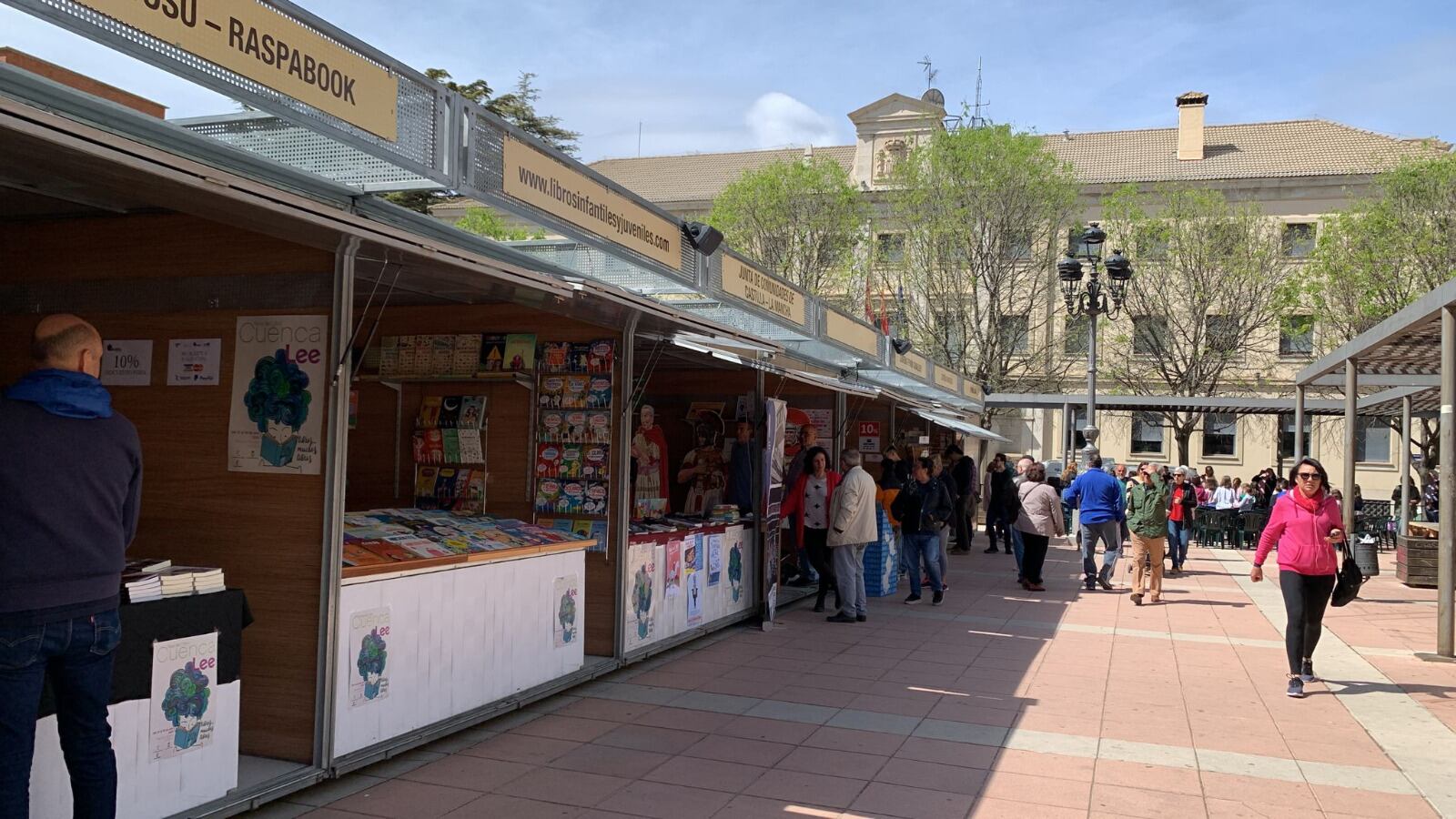 Casetas de la Feria del Libro de Cuenca 2023