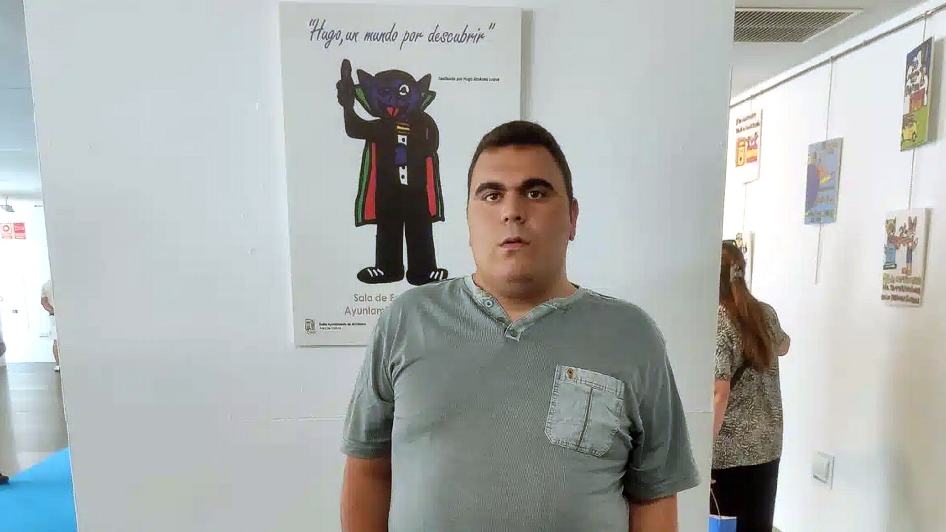 Inauguración de la exposición de Hugo Jiménez en Archidona