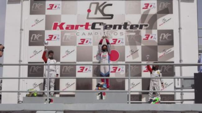 Sandro el podio de Campillos