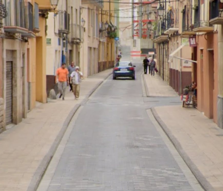 Calle Lanuza en Huesca