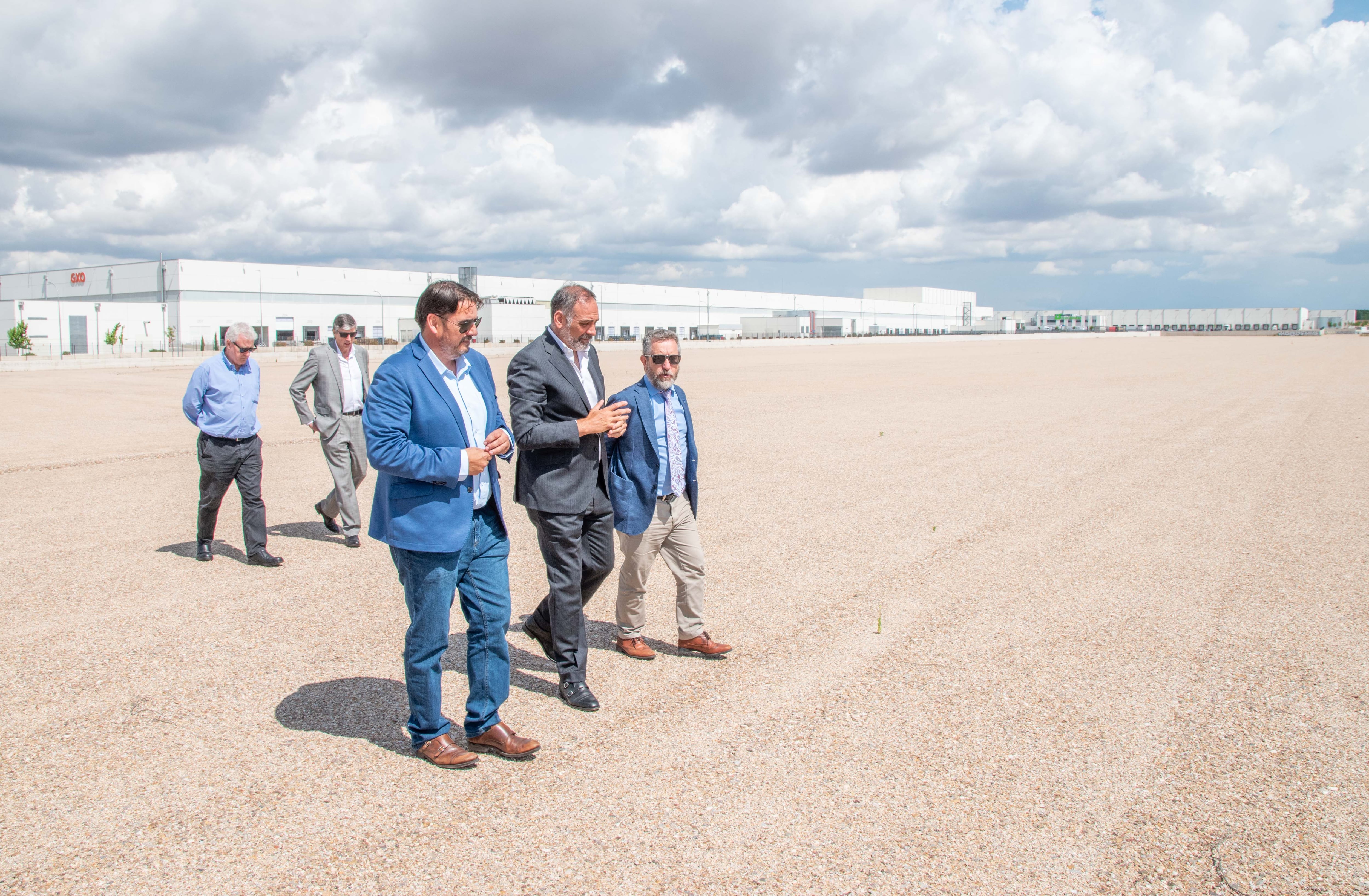 Visita a los terrenos del Puerto Seco de Marchamalo