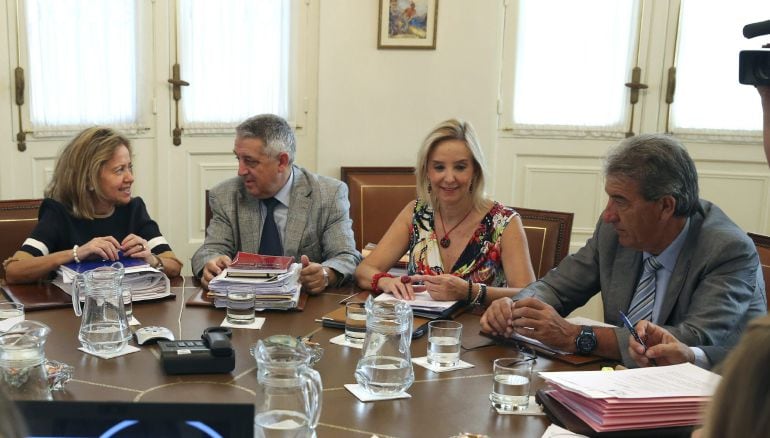 La fiscal general del Estado, Consuelo Madrigal preside una reunión del Consejo Fiscal.