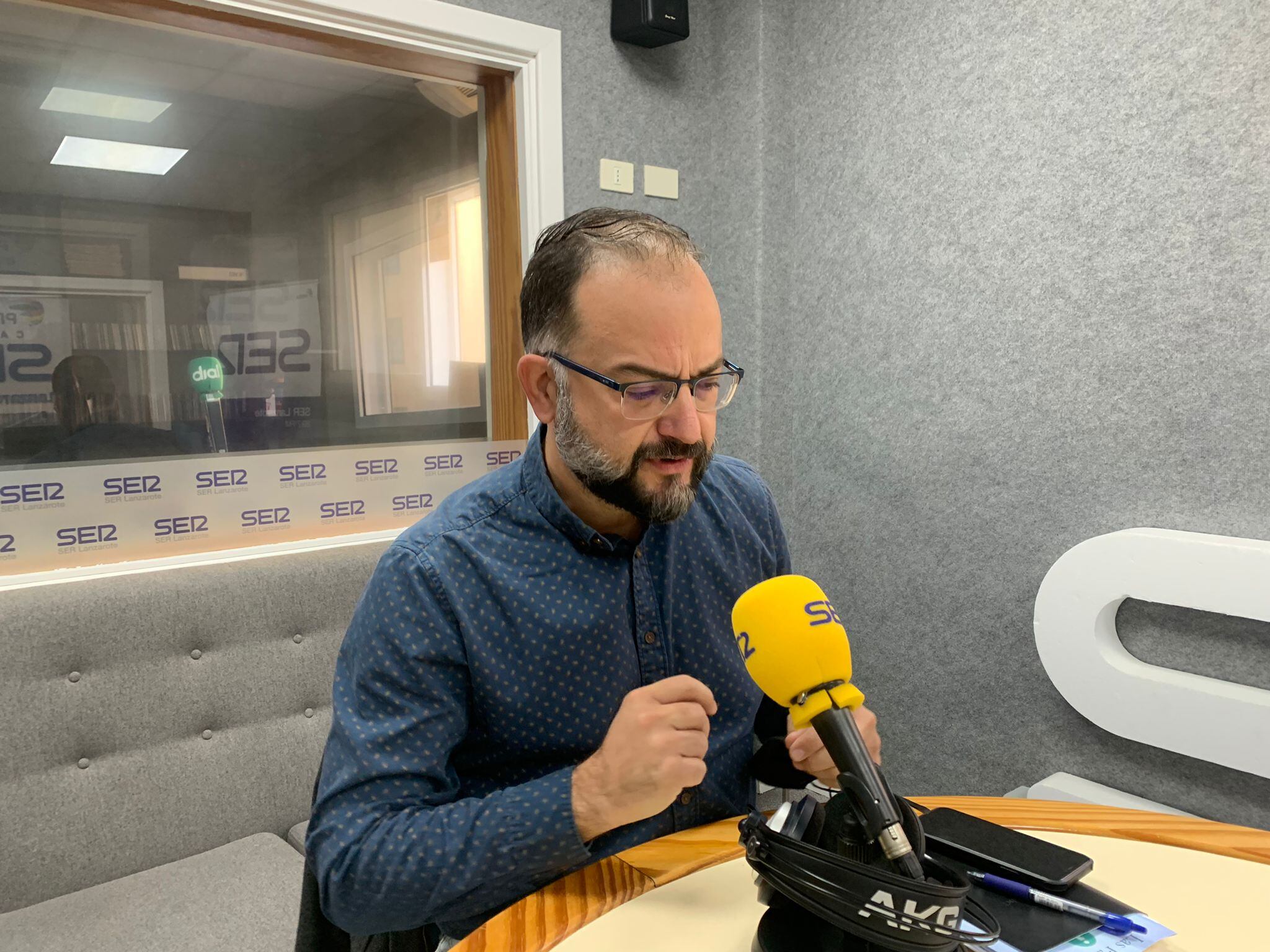 Jorge Peñas, consejero de Podemos en el Cabildo de Lanzarote.