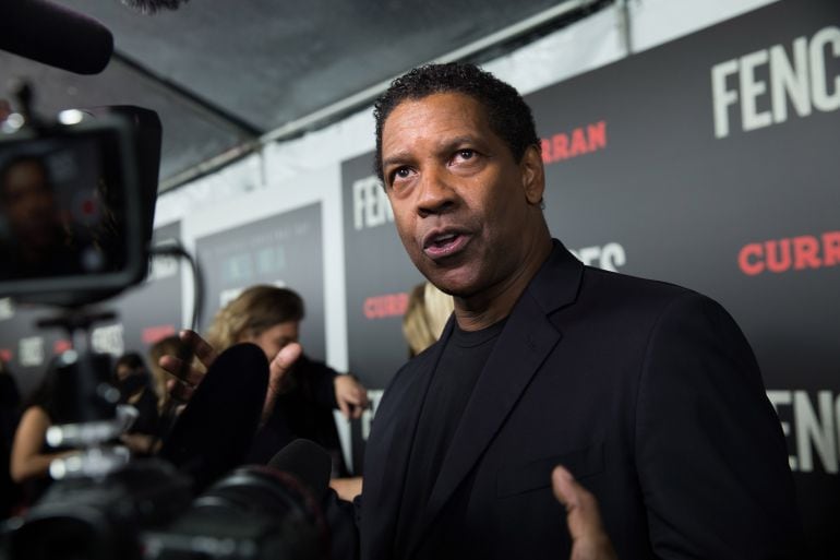 Denzel Washington, durante la presentación de la película &#039;Fences&#039;