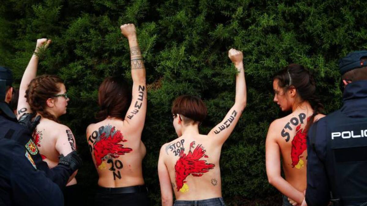 La Justicia archiva la causa contra el policía al que se acusaba de tocar los senos a una activista de Femen