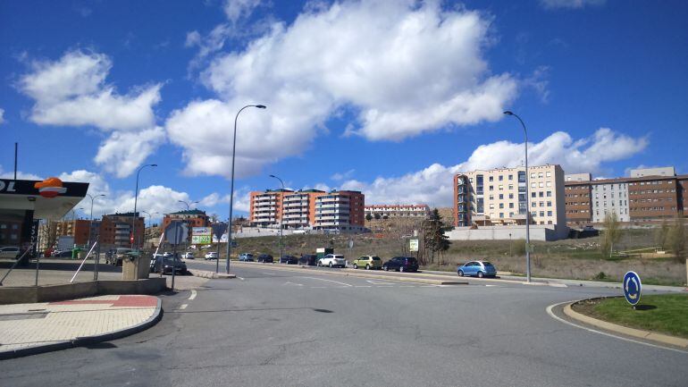 Zona donde se construirá la futura sede de Cruz Roja