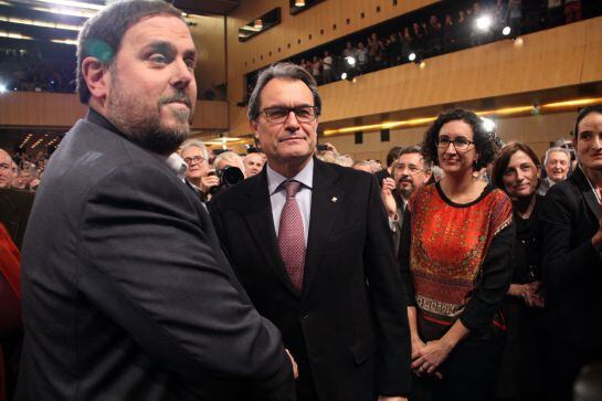 Mas, després de la conferència de Junqueras: &quot;Escoltar sempre va bé&quot;