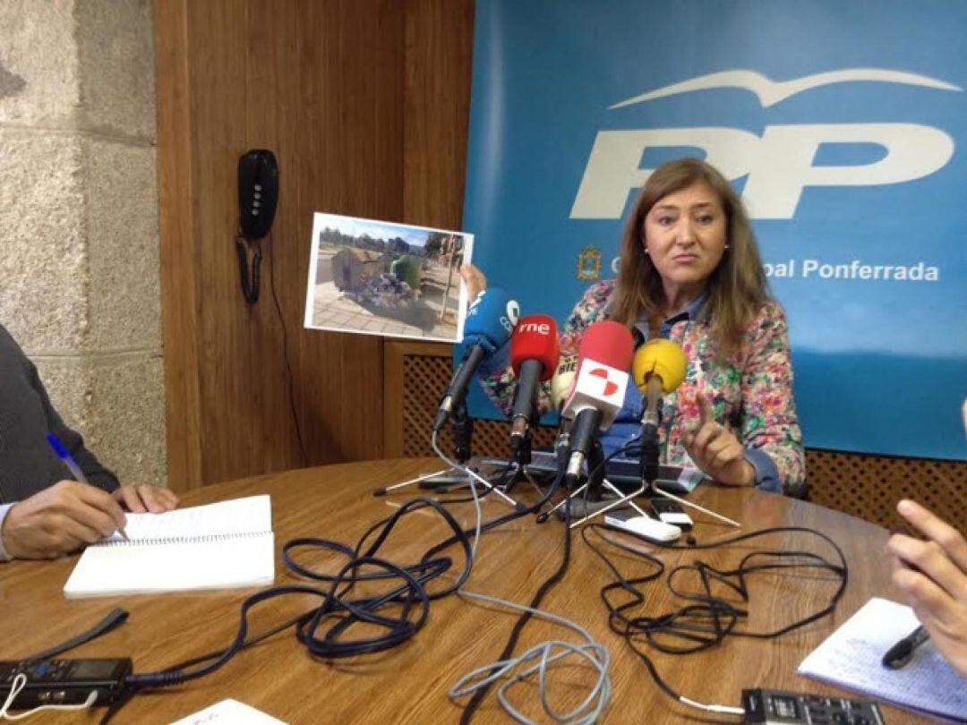 Tersa García Magaz, durante su etapa como concejala