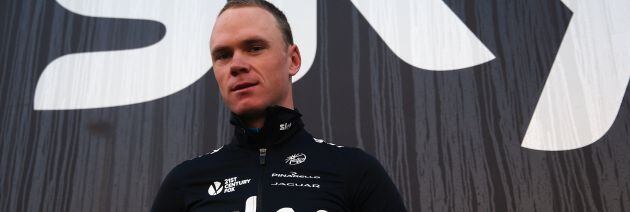 Froome, en una foto de archivo en la sede de Sky, patrocinador oficial de su equipo