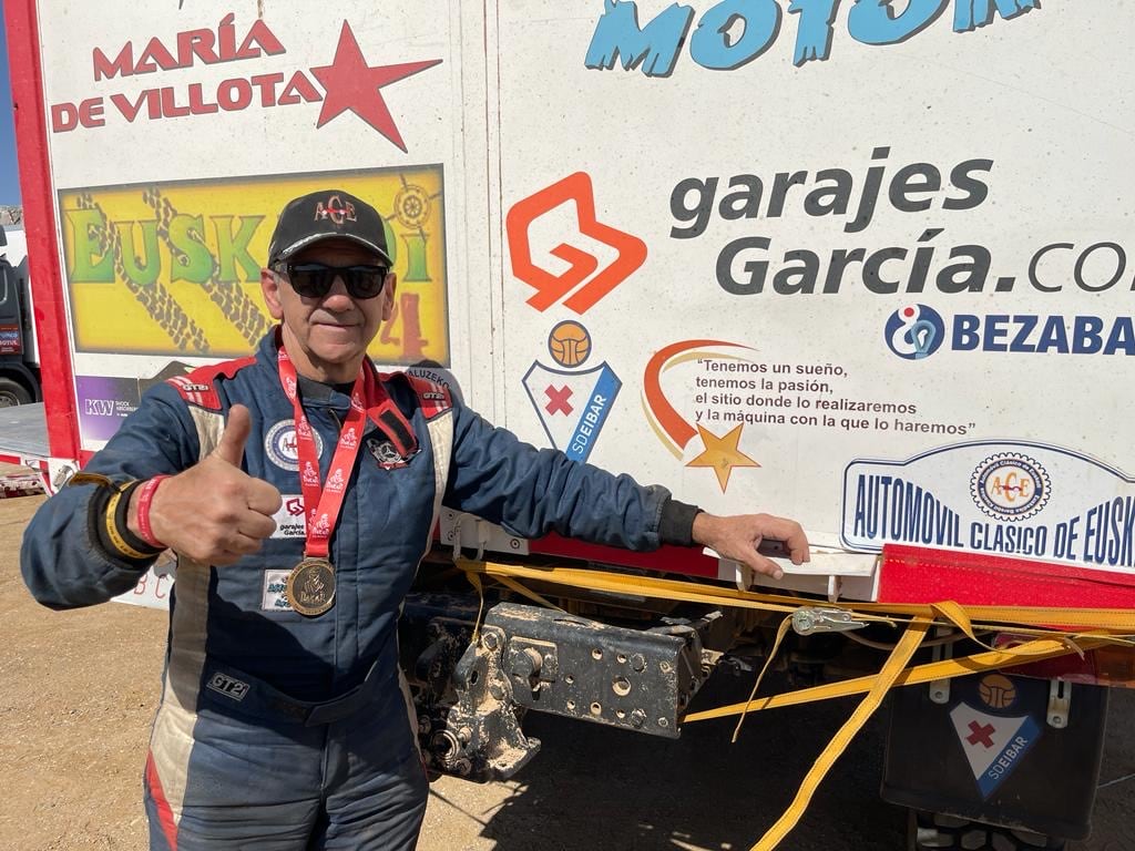 Fernando García, feliz tras completar su primer &#039;Dakar Classic&#039;