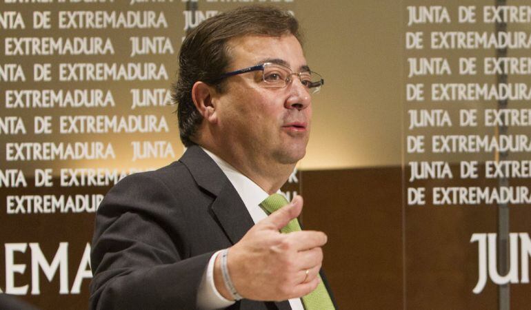 El presidente de la Junta de Extremadura, Guillermo Fernández Vara