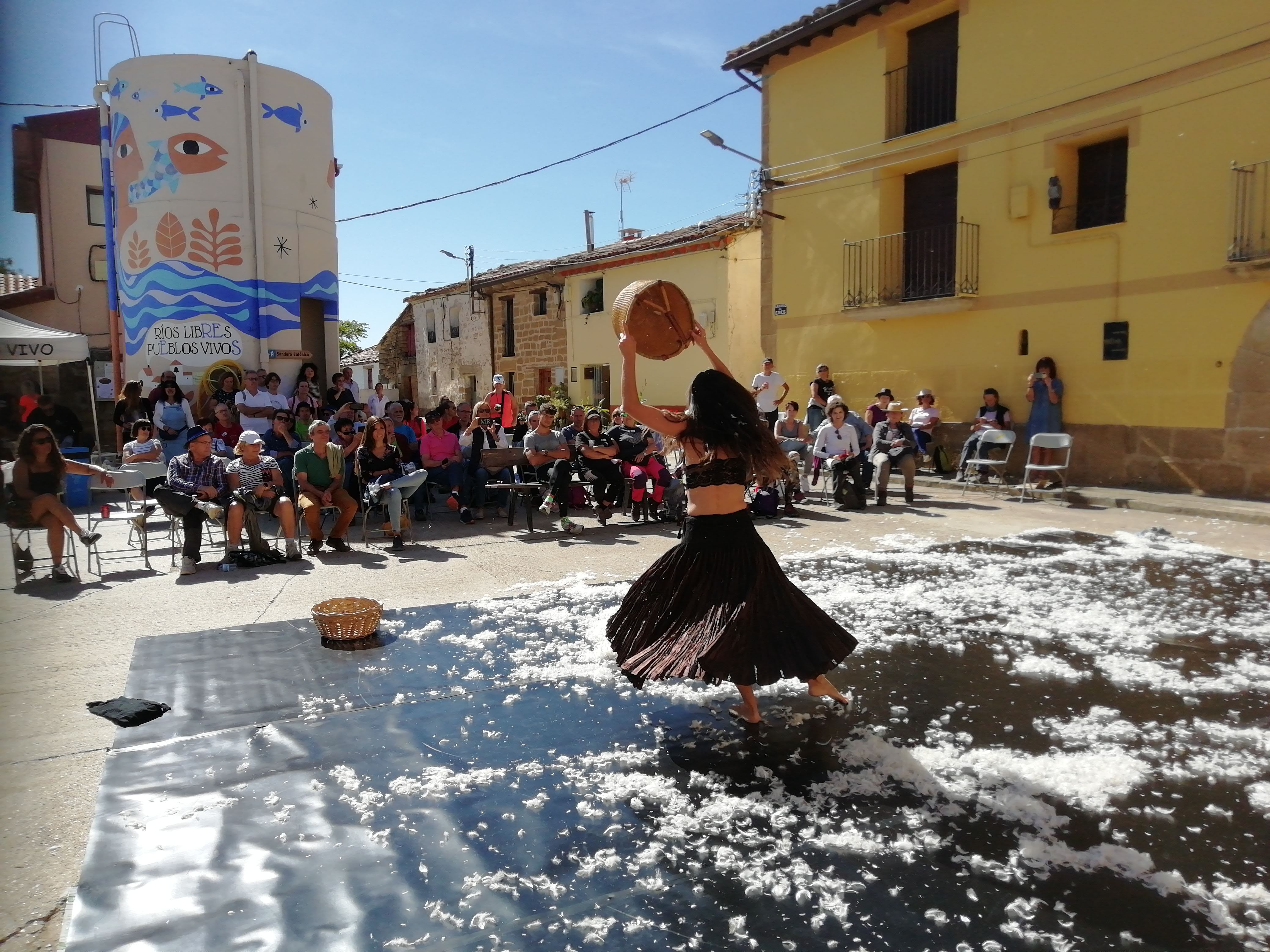Violeta Borruel, en su espectáculo de danza