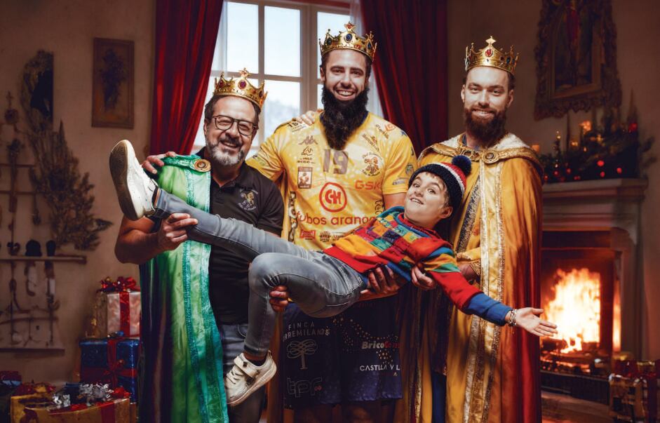 Una de las entrañables imágenes con las que se inicia el calendario