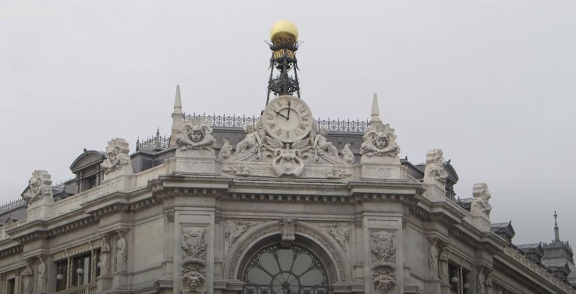 Imagen de la fachada de la sede del Banco de España en Madrid