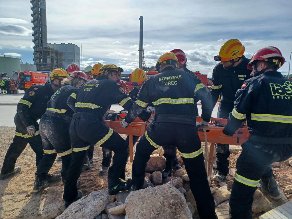 Simulacro accidente múltiple en la Comunitat Valenciana