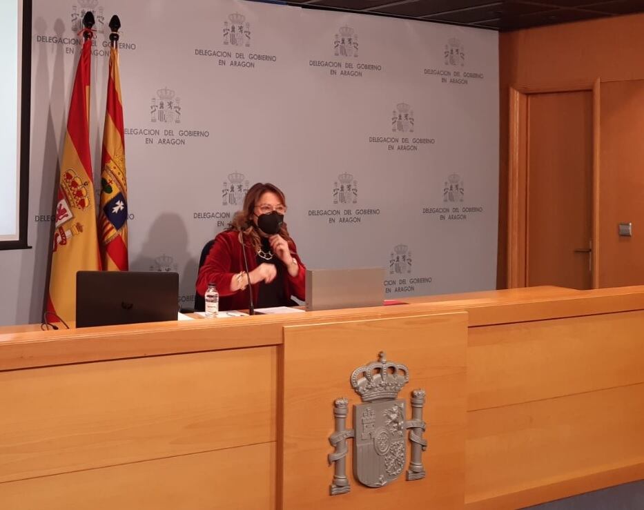 Rosa Serrano, delegada del Gobierno en Aragón, en una imagen de archivo