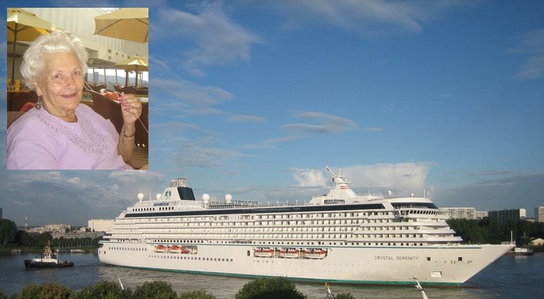 Mama Lee tiene 86 años y lleva 7 a bordo en un crucero.