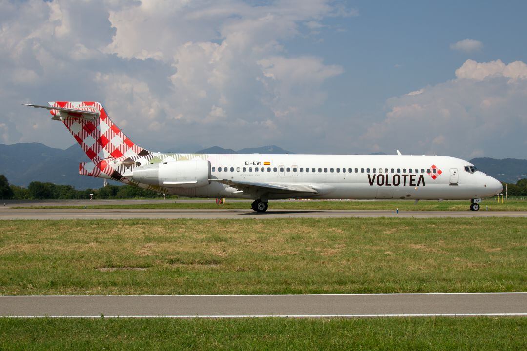 Un avión de Volotea. 