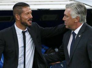 Simeone y Carlo Ancelotti.