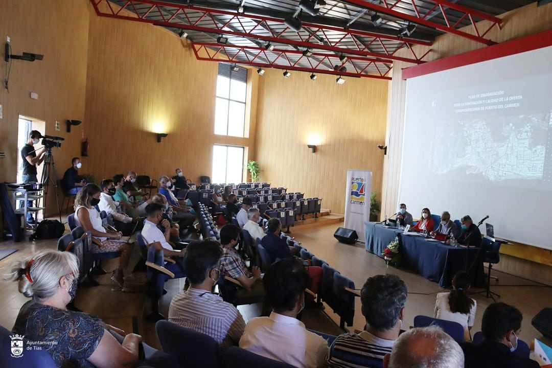 Un momento de la jornada celebrada este jueves en Tías.