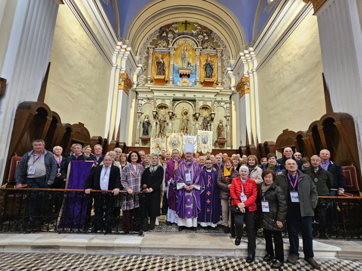 Alcolea de Cinca acogió con éxito el encuentro diocesano de cofradías y hermandades de Semana Santa