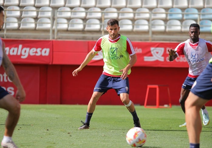 Iván Turrillo en un entreno