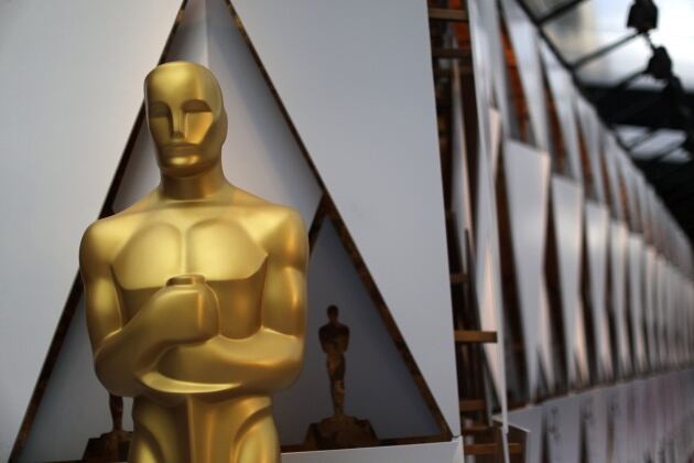 Una estatua en las inmediaciones del Dolby Theatre