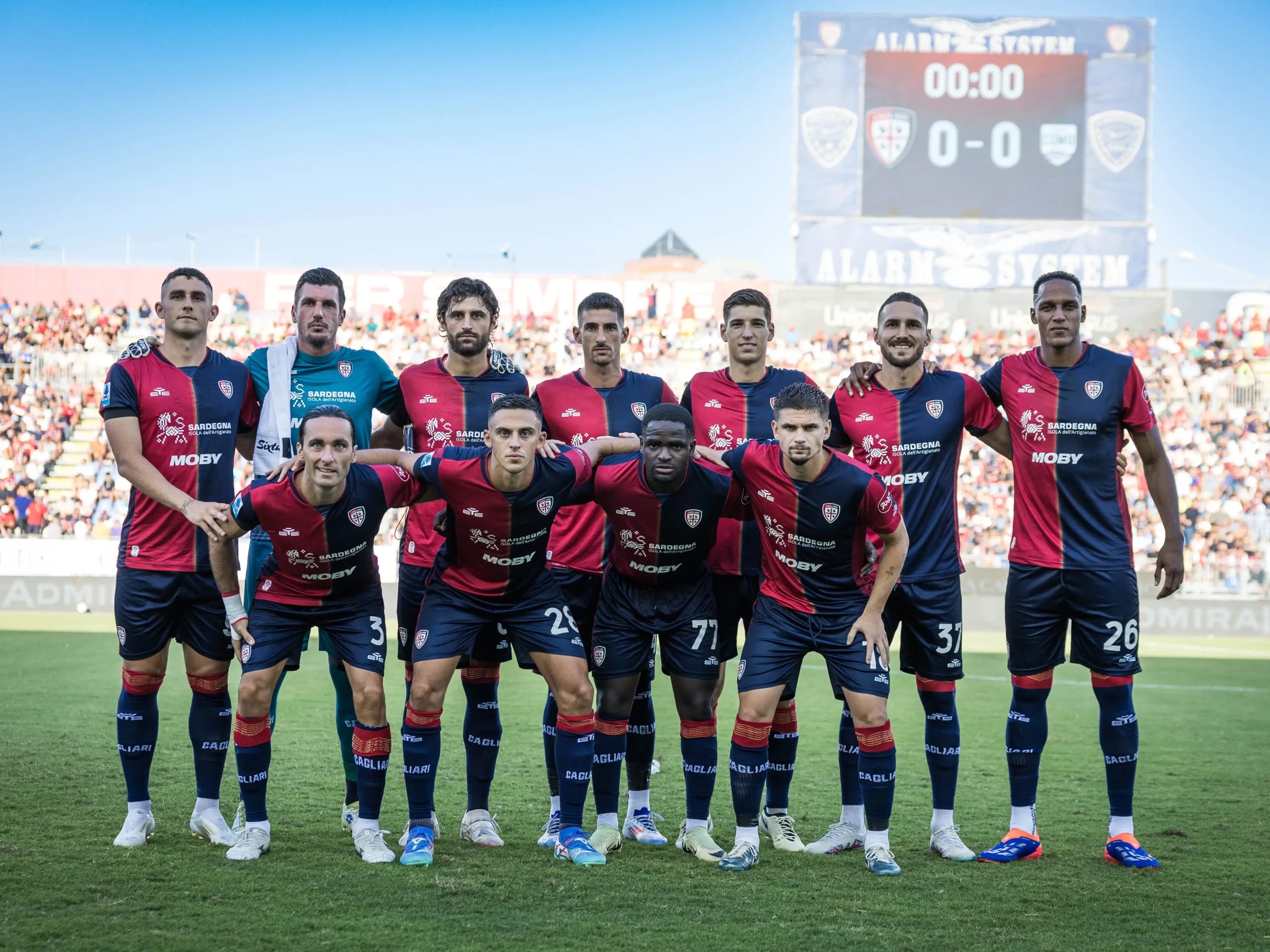 Formación del Cagliari de la temporad 24-25