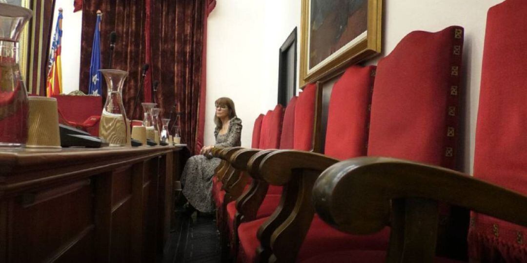 Aurora Rodil en el pleno