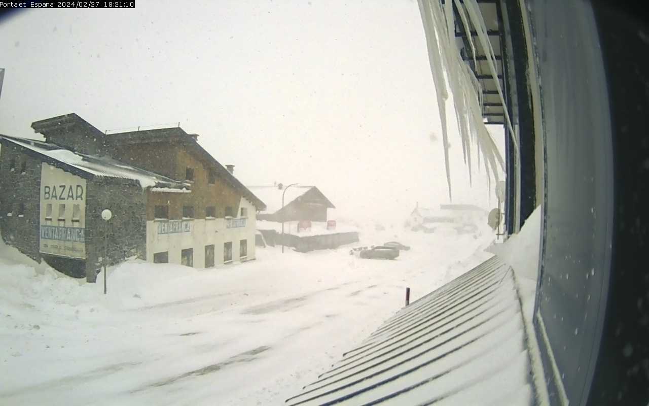 Paso fronterizo de Portalet este martes por la tarde