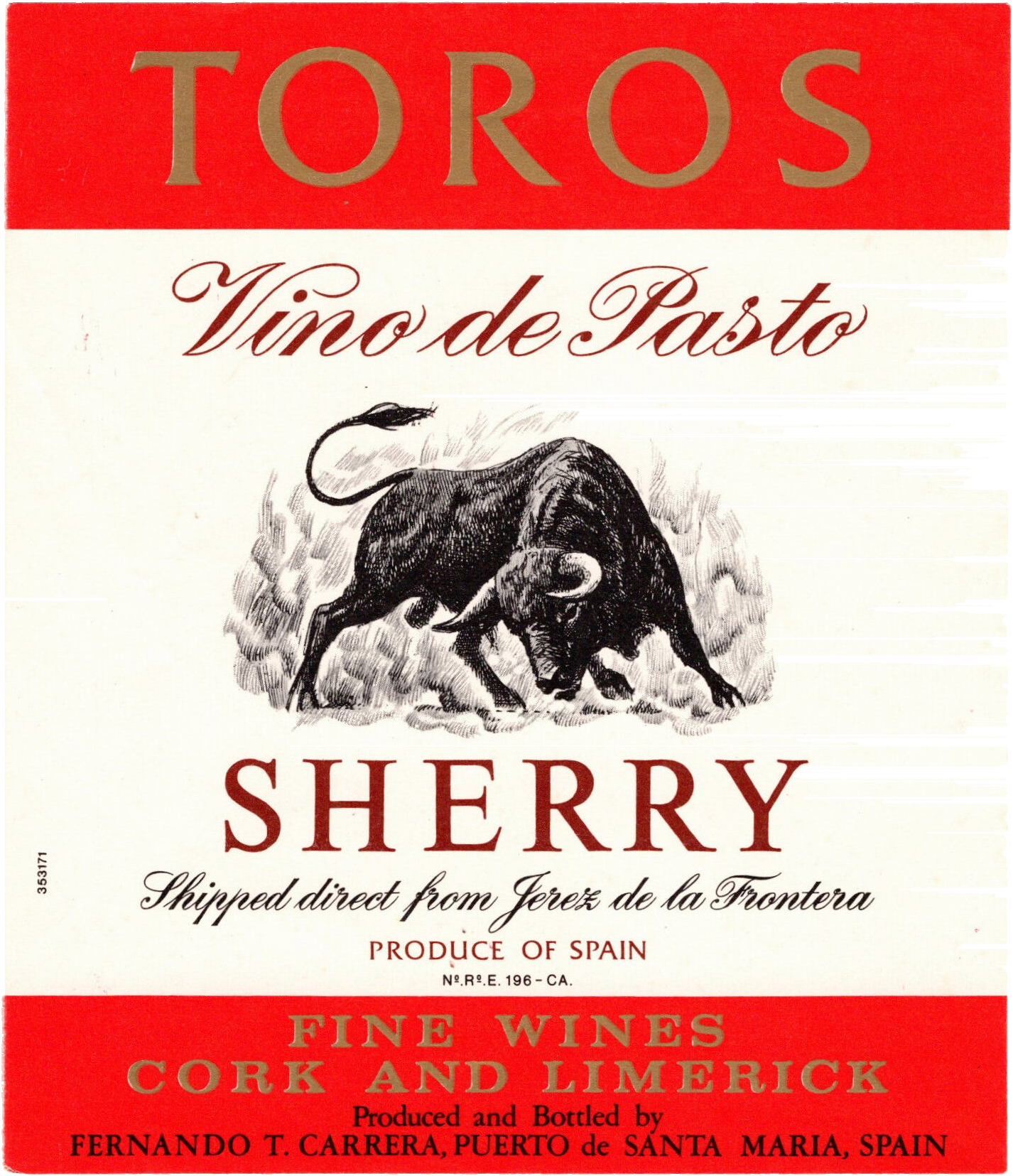 Vino de Pasto Feranando T. Carrera