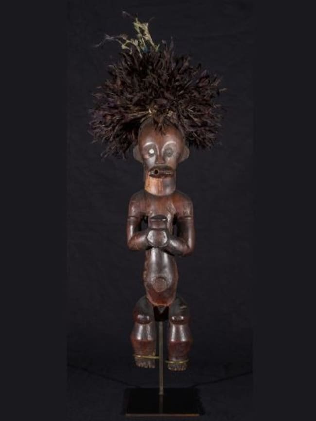 Objeto de las colecciones africanas del Museo Nacional de Antropología